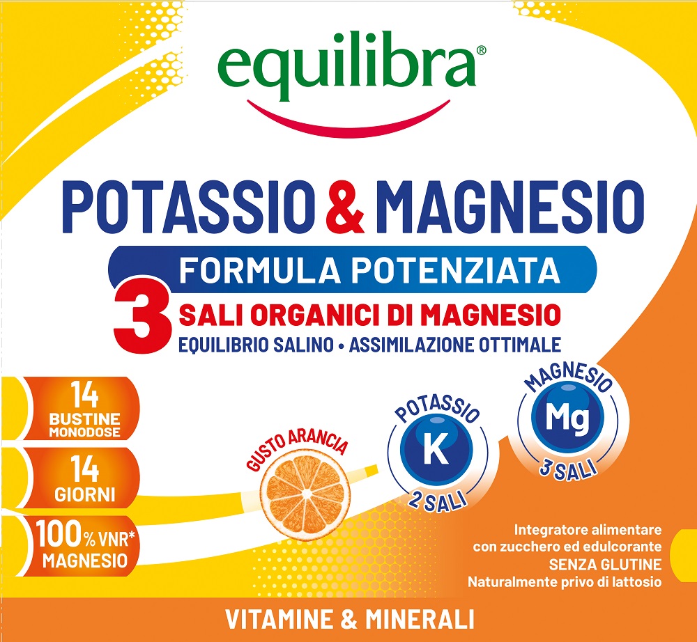 Image of Potassio & Magnesio 3 Equilibra(R) 14 Bustine Monodose033