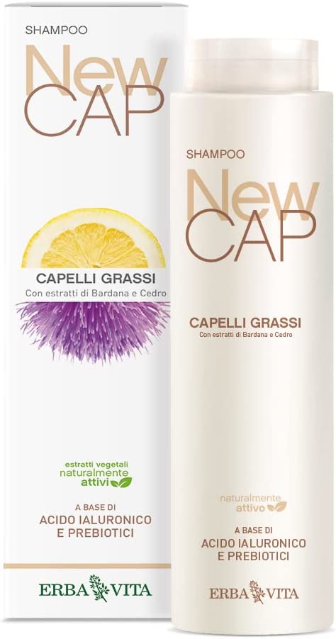 Image of New Cap Shampoo Capelli Grassi Erba Vita 250ml