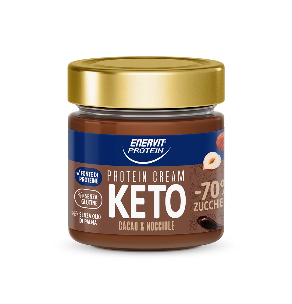 Image of Protein Cream Keto Cacao & Nocciole Enervit Protein 180g