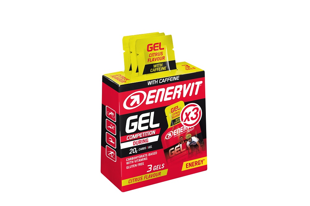 Image of Gel Competition Agrumi Con Caffeina Enervit 3 Gels