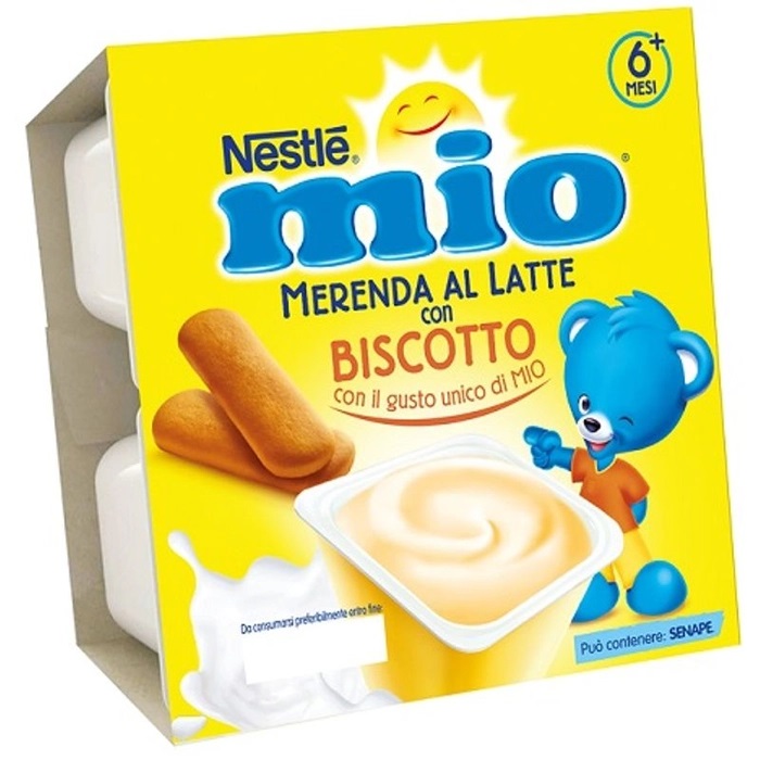 Image of mio Merenda al Larre con Biscotto Nestlé 4x100g