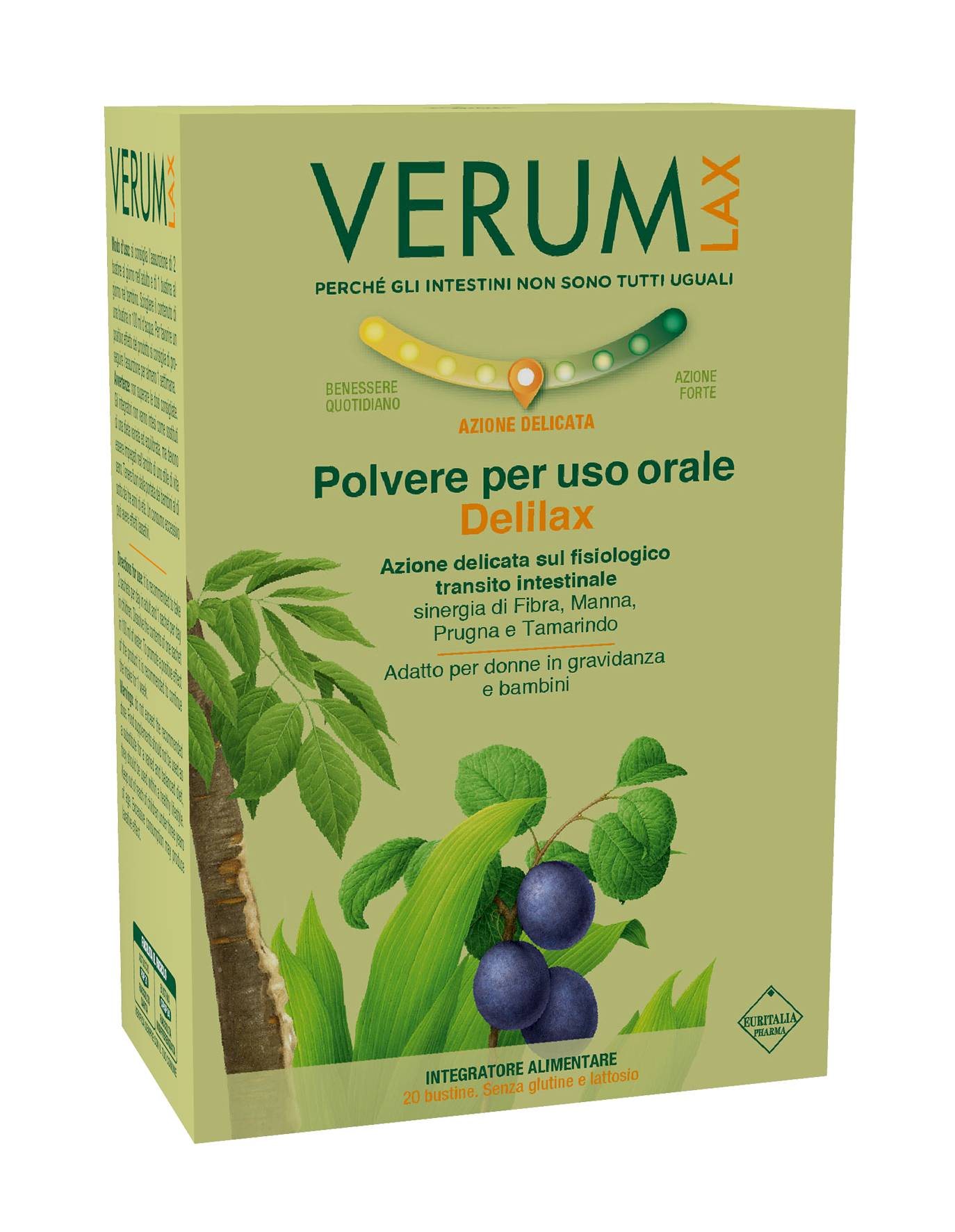 Verum DeliLax Euritalia Pharma 20 Bustine 80g