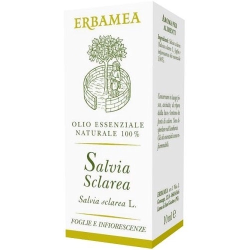 Image of Salvia Sclarea Olio Esesnziale Erbamea 10ml