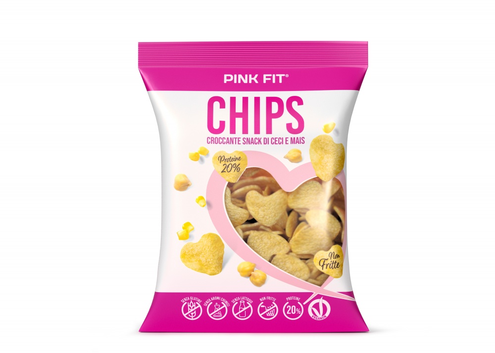 Pink Fit Chips Ceci e Mais Pro Action 25g
