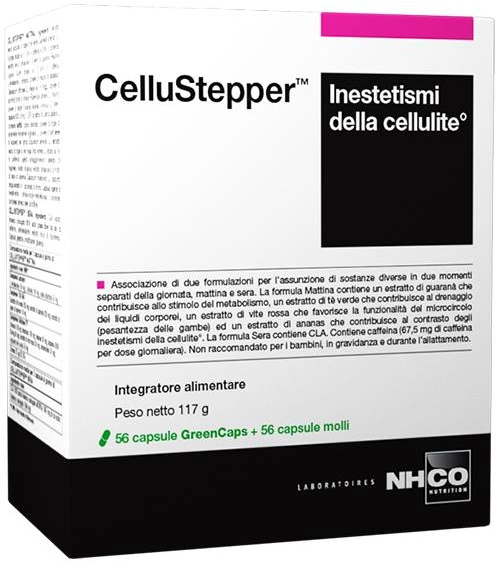 Image of Cellu Stepper NHCO 56 GreenCaps + 56 Capsule Molli