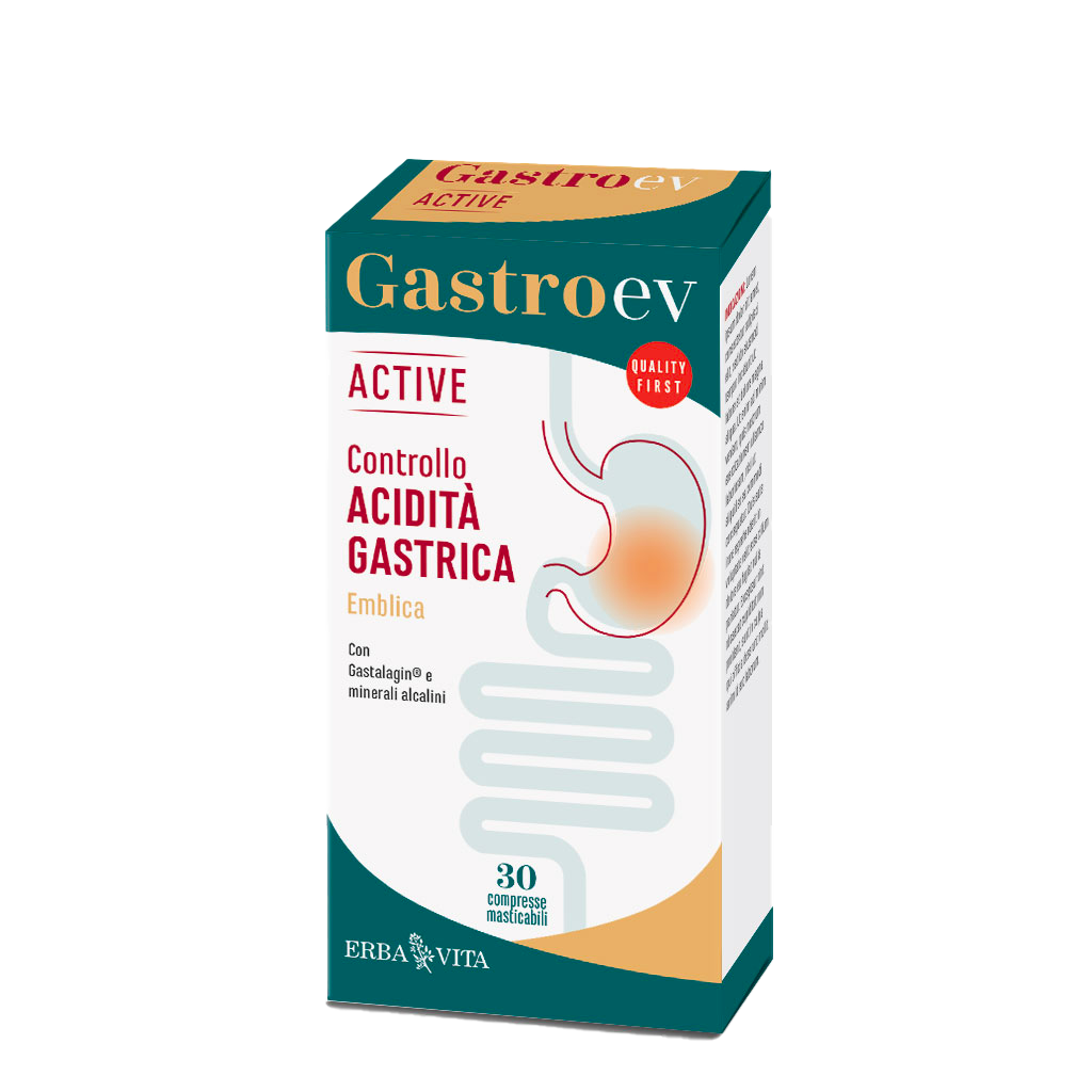 Image of Gastro Ev Active Erba Vita 30 Compresse
