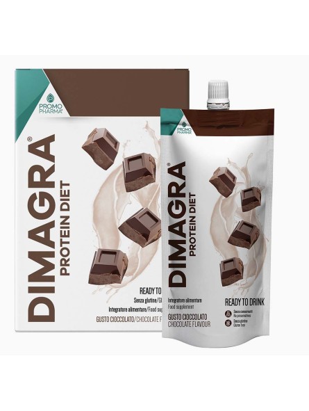 Image of Dimagra Protein Diet Cioccolato PromoPharma 7x220g