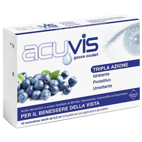Image of Acuvis Gocce Oculari Euritalia Pharma 10 Fiale 0,5ml