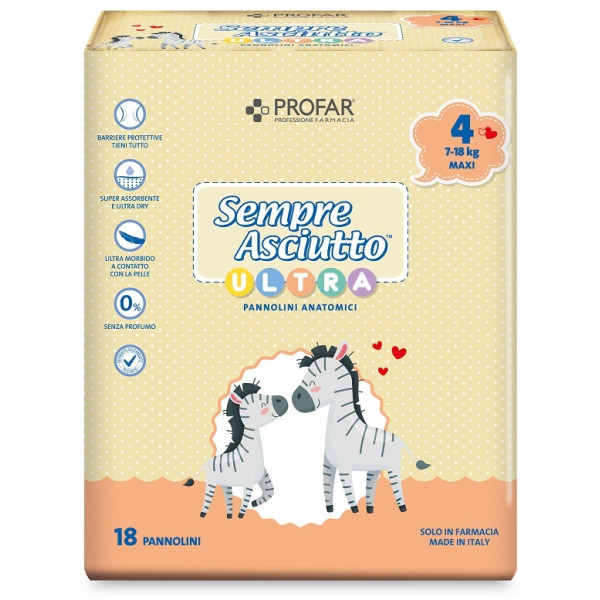 Image of Sempre Asciutto Ultra Tg.4 7/18Kg Profar Bipack033