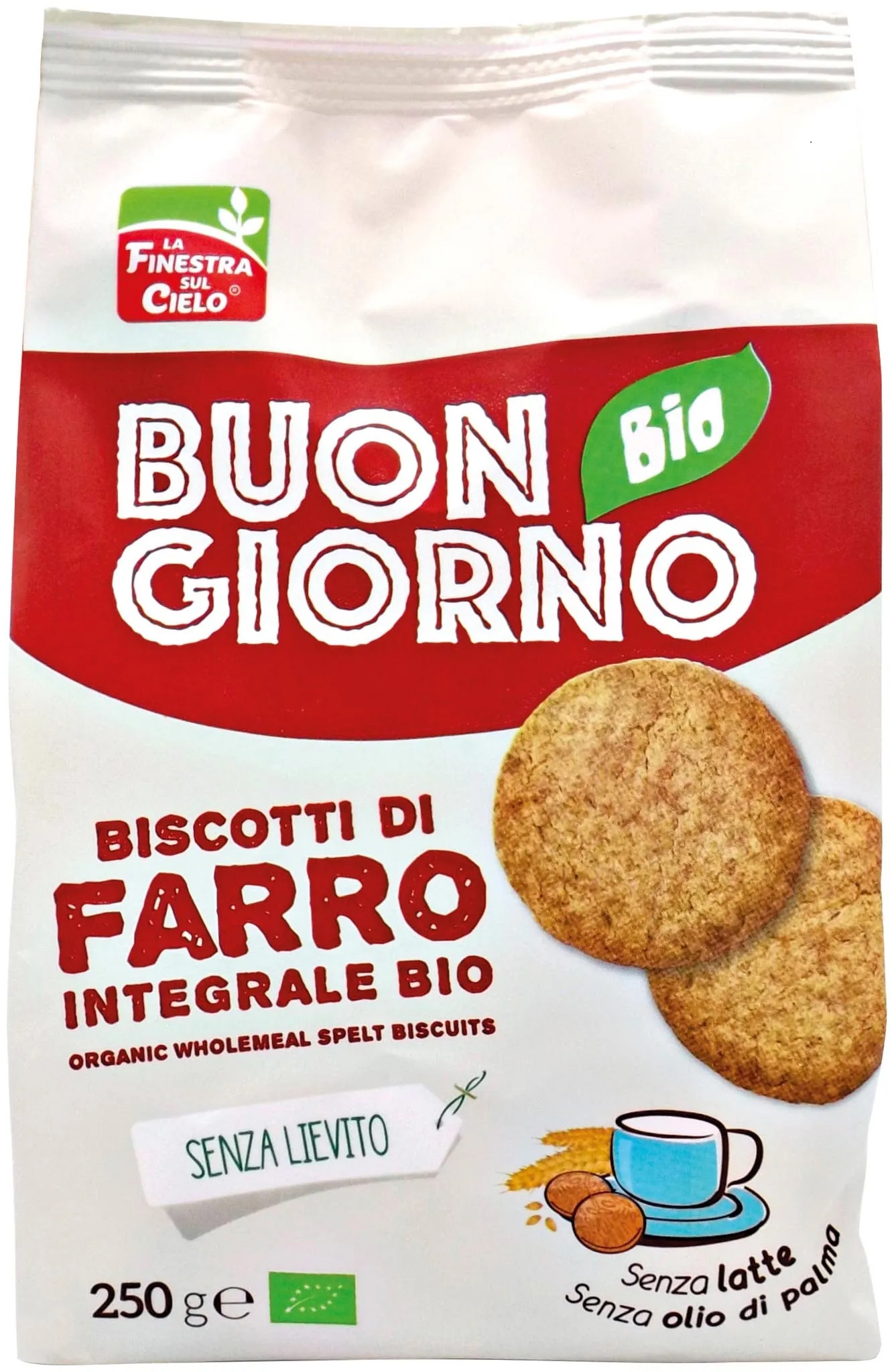 Image of Buongiorno Bio Biscotti Integrali di Farro La Finestra Sul Cielo 400g033