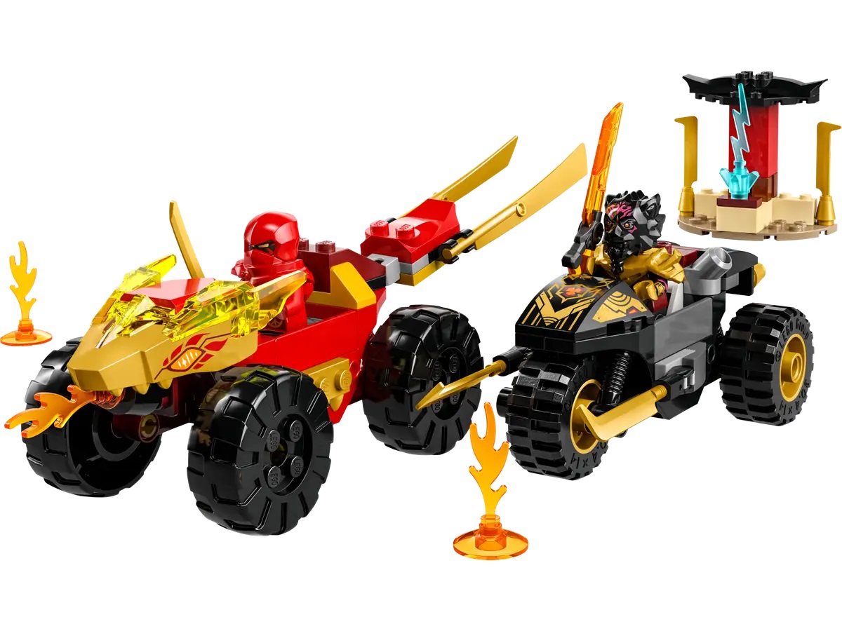 Image of Battaglia su Auto e Moto di Kai e Ras LEGO