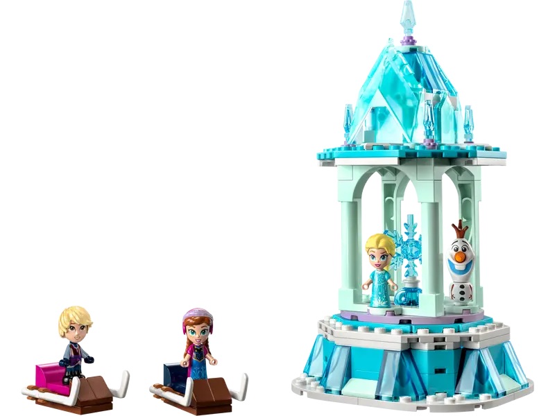 Image of La Giostra Magica di Anna ed Elsa LEGO