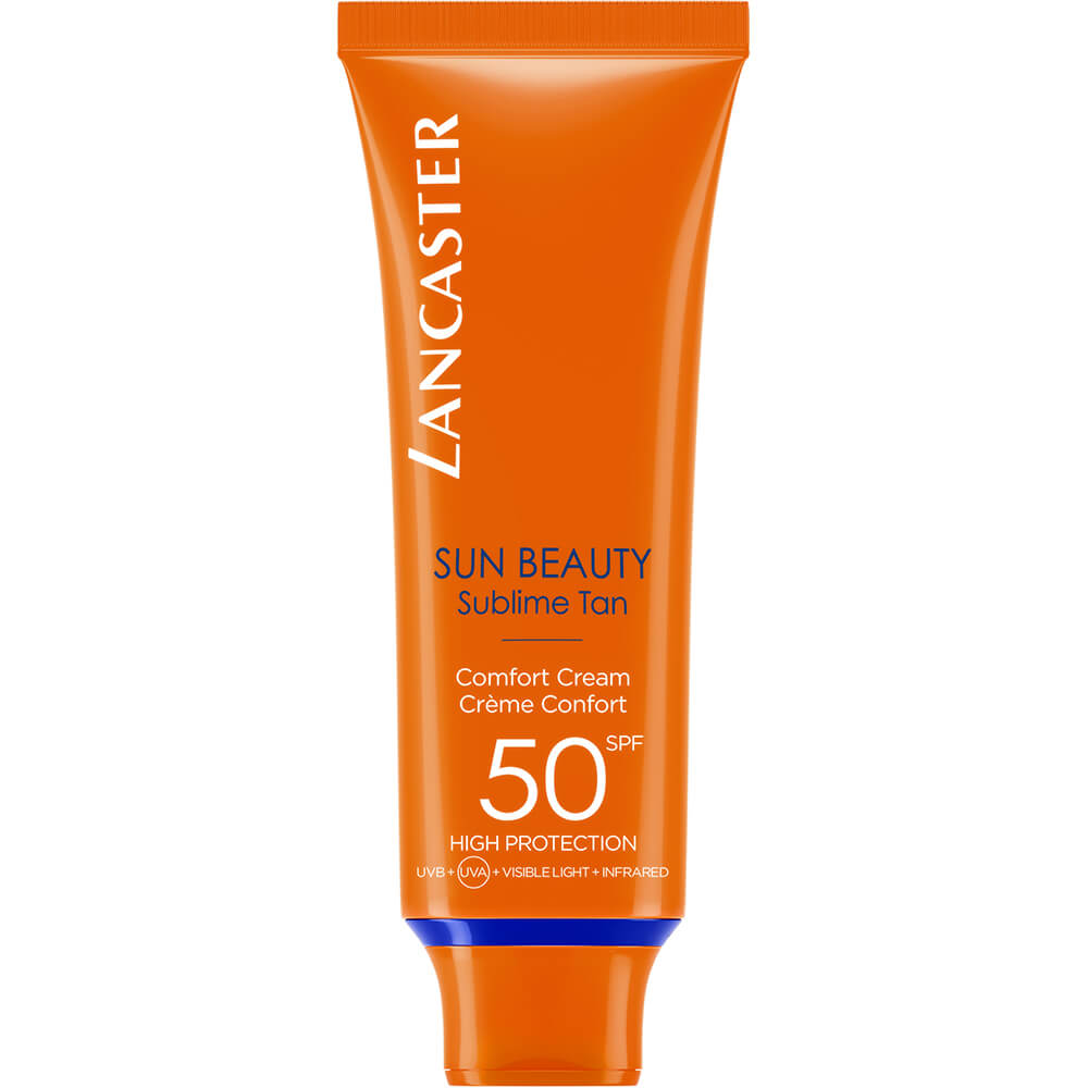 Image of Sun Beauty Sublime Tan Comfort Cream Spf50 Lancaster 50ml