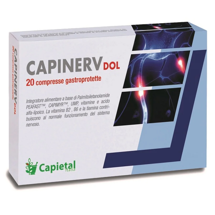 Image of Capinerv Dol Capietal 20 Compresse Gastroprotette033