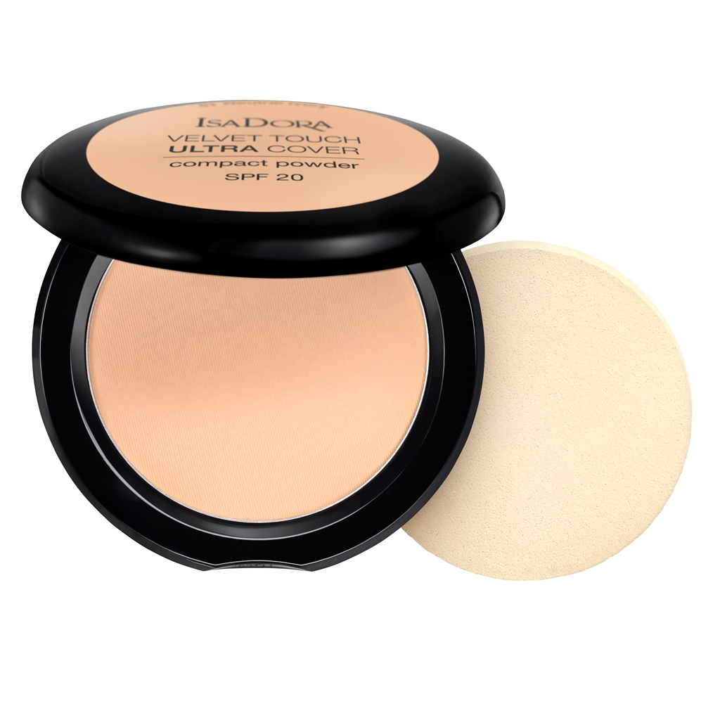Image of Velvet Touch Ultra Cover Compact Powder 62 Warm Vanilla IsaDora