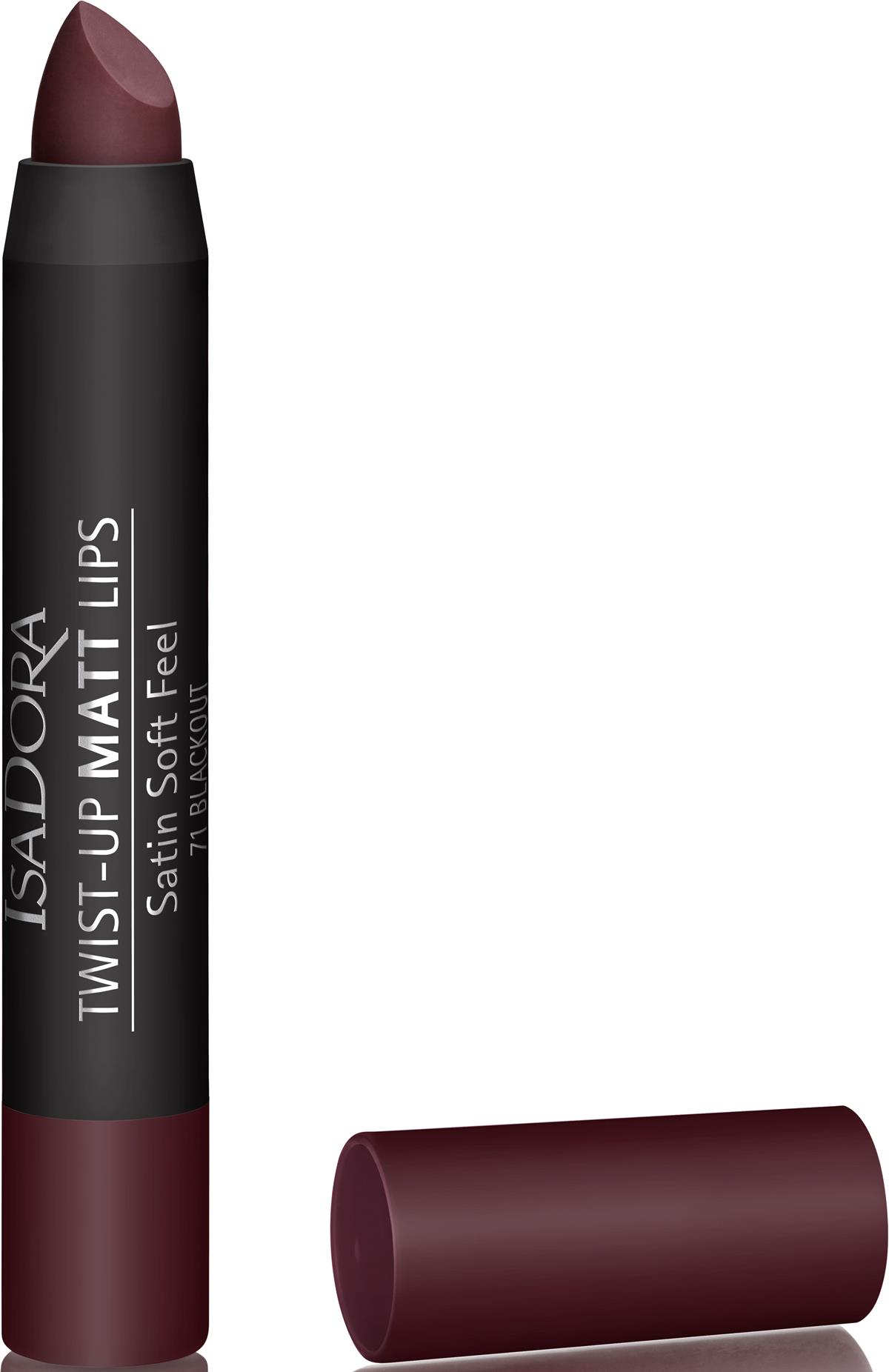 Image of Twist-up matt lips 71 neroout IsaDora033