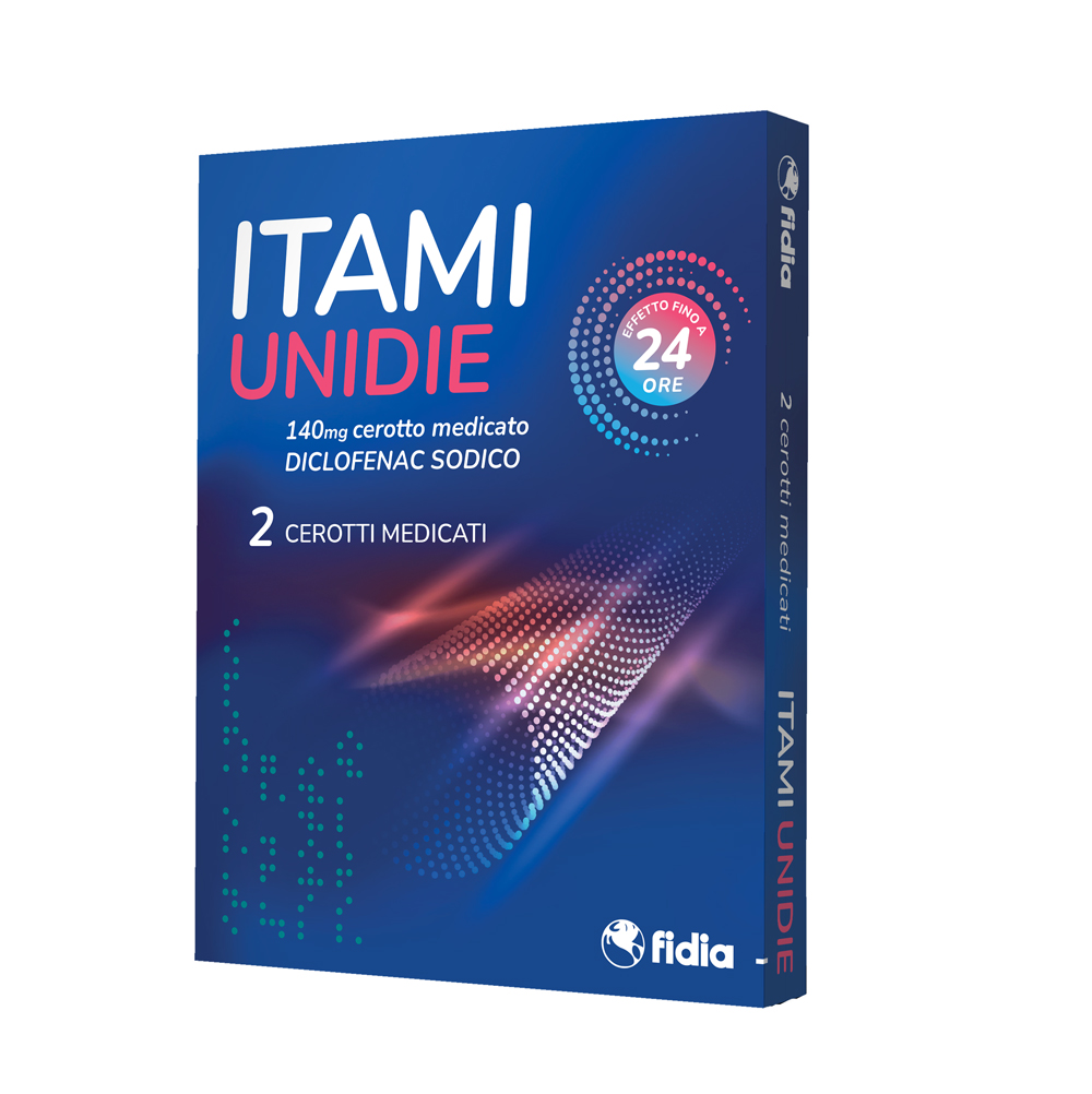 Image of Itami Unidie 140mg Fidia 2 Cerotti Medicati033