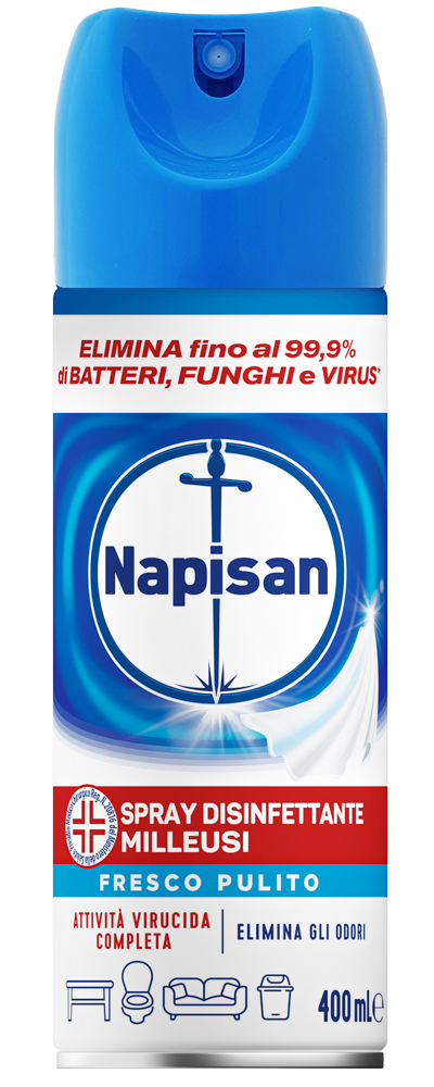 Image of Napisan Spray Disinfettante Milleusi Fresco Pulito 400ml