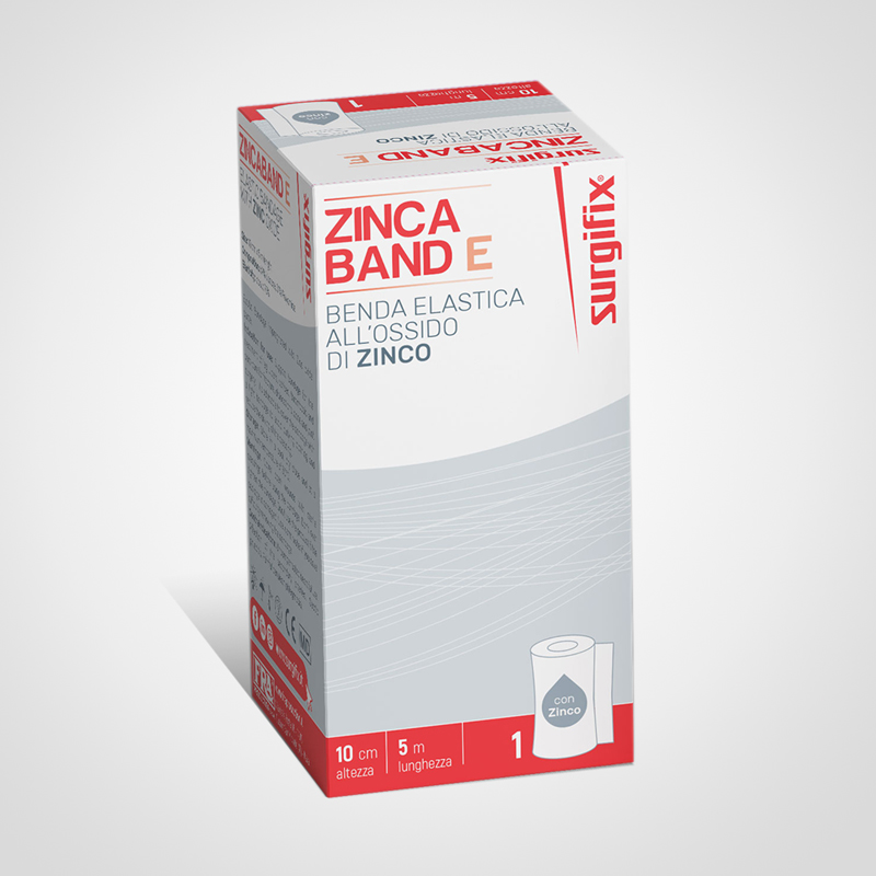 Image of Surgifix(R) Benda Zincaband E 10x500 Fra(R) Production 1 Pezzo033