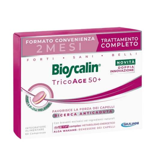 Image of Bioscalin(R) Tricoage 50+ Giuliani 60 Compresse NF