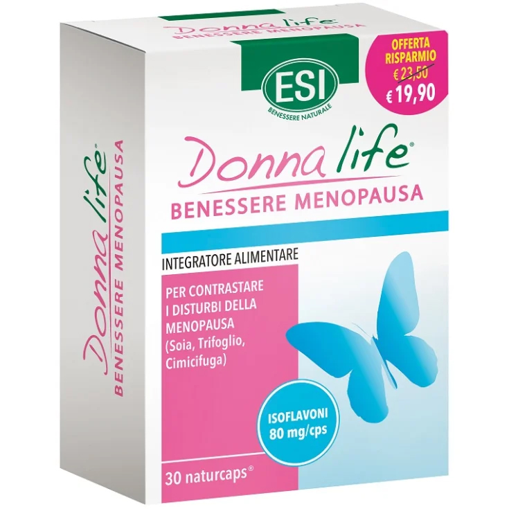 Donna Life(R) Benessere Menopausa ESI 30 Naturcaps OFFERTA RISPARMIO