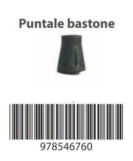 Image of Puntale bastone 1 Pezzo
