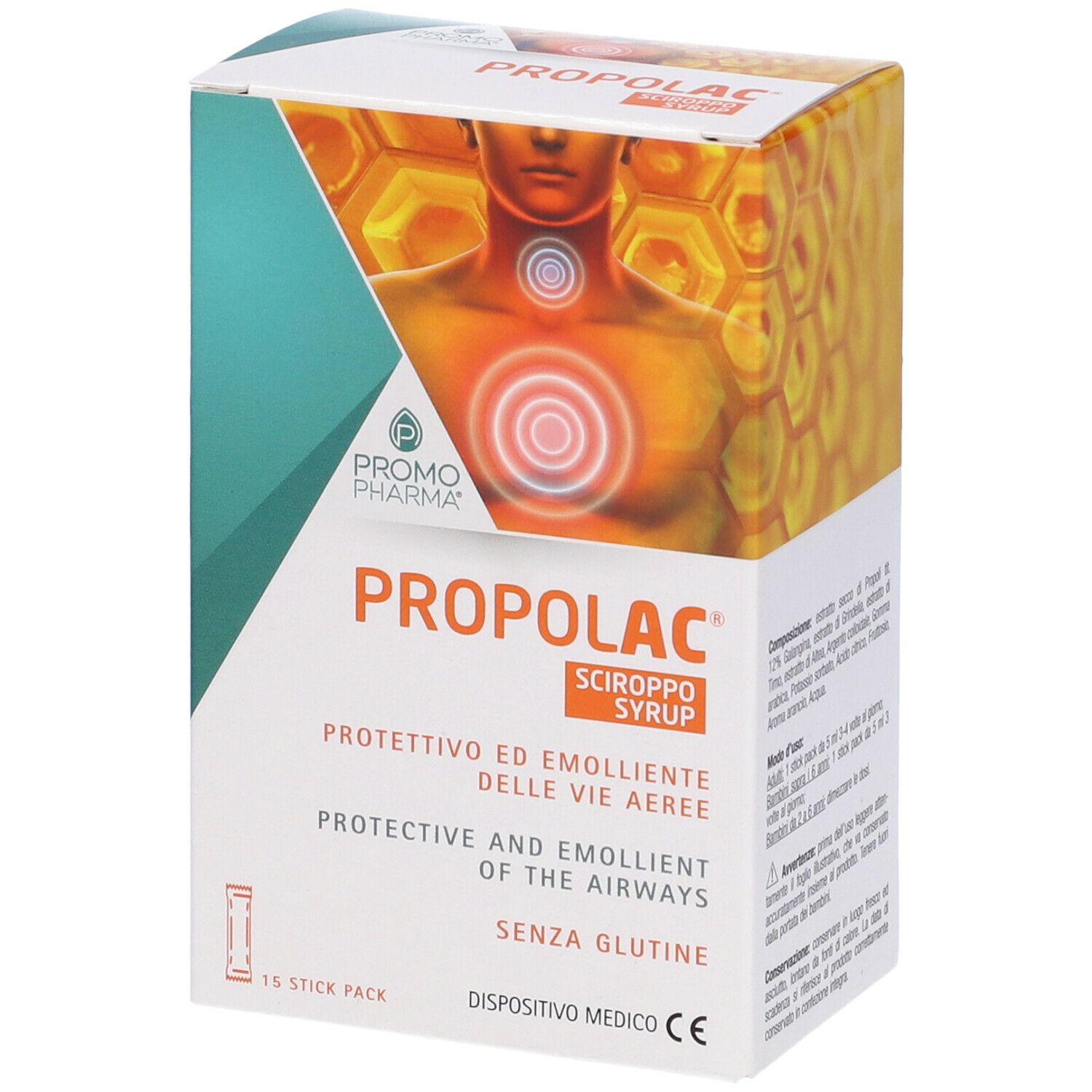 Image of PropolAC(R) Sciroppo PROMOPHARMA(R) 15 Stick033