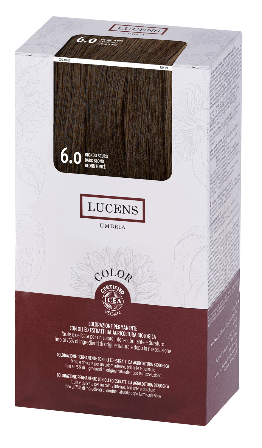 Image of Lucens Color 6.0 Biondo Scuro 145ml