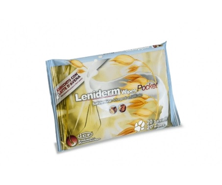 Image of Leniderm Wipes Pocket Salviettine Detergenti 20 Pezzi