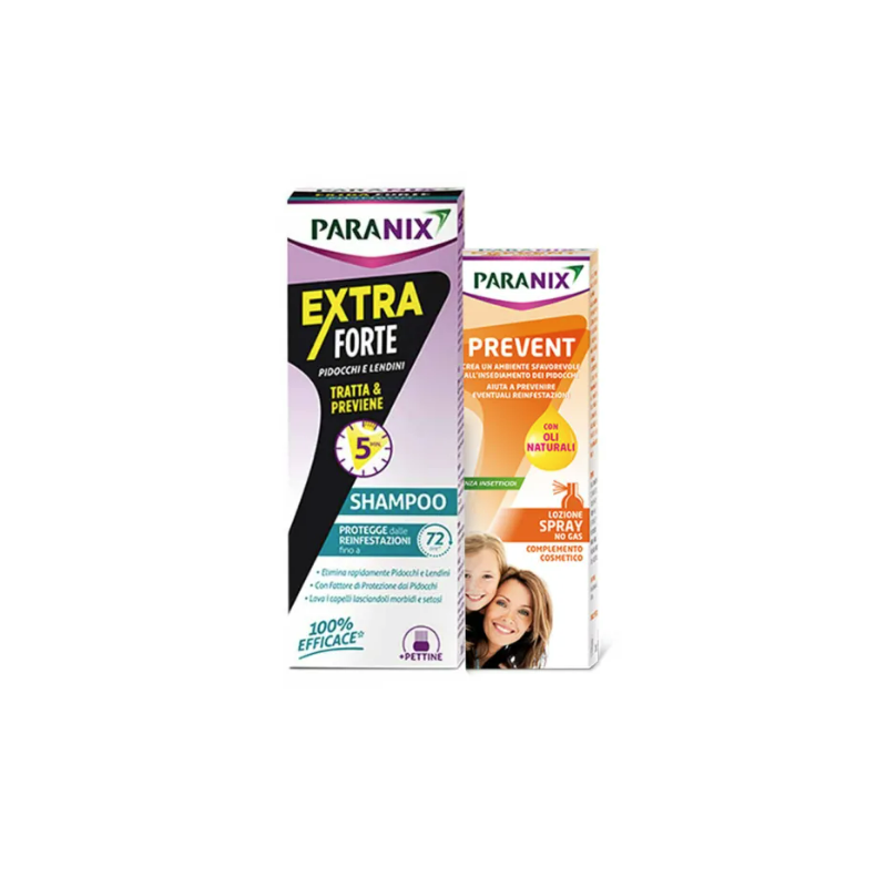 Shampoo Extra Forte + Lozione Preventiva Paranix Bipacco