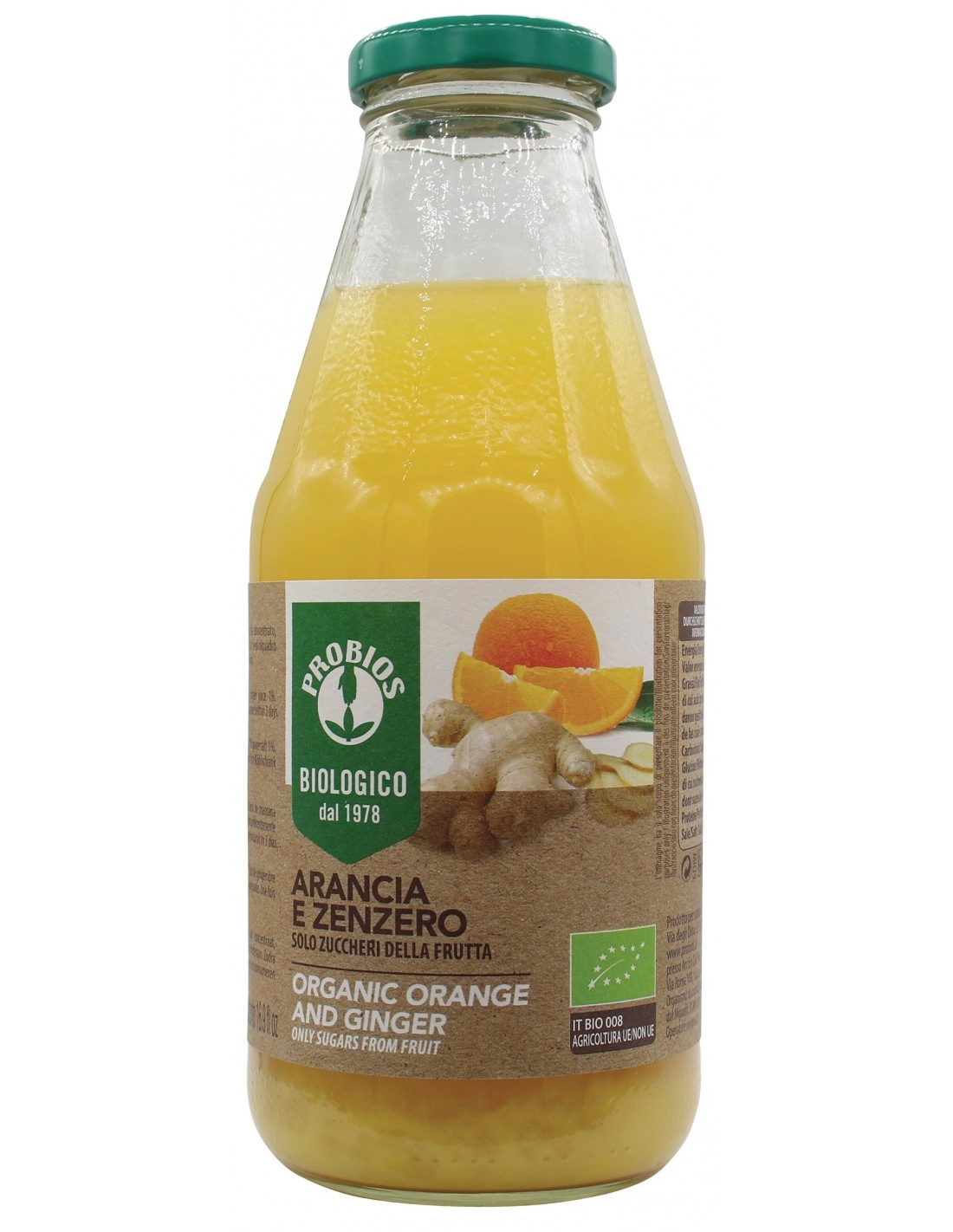 Image of Succo Arancia E Zenzero PROBIOS 500ml033