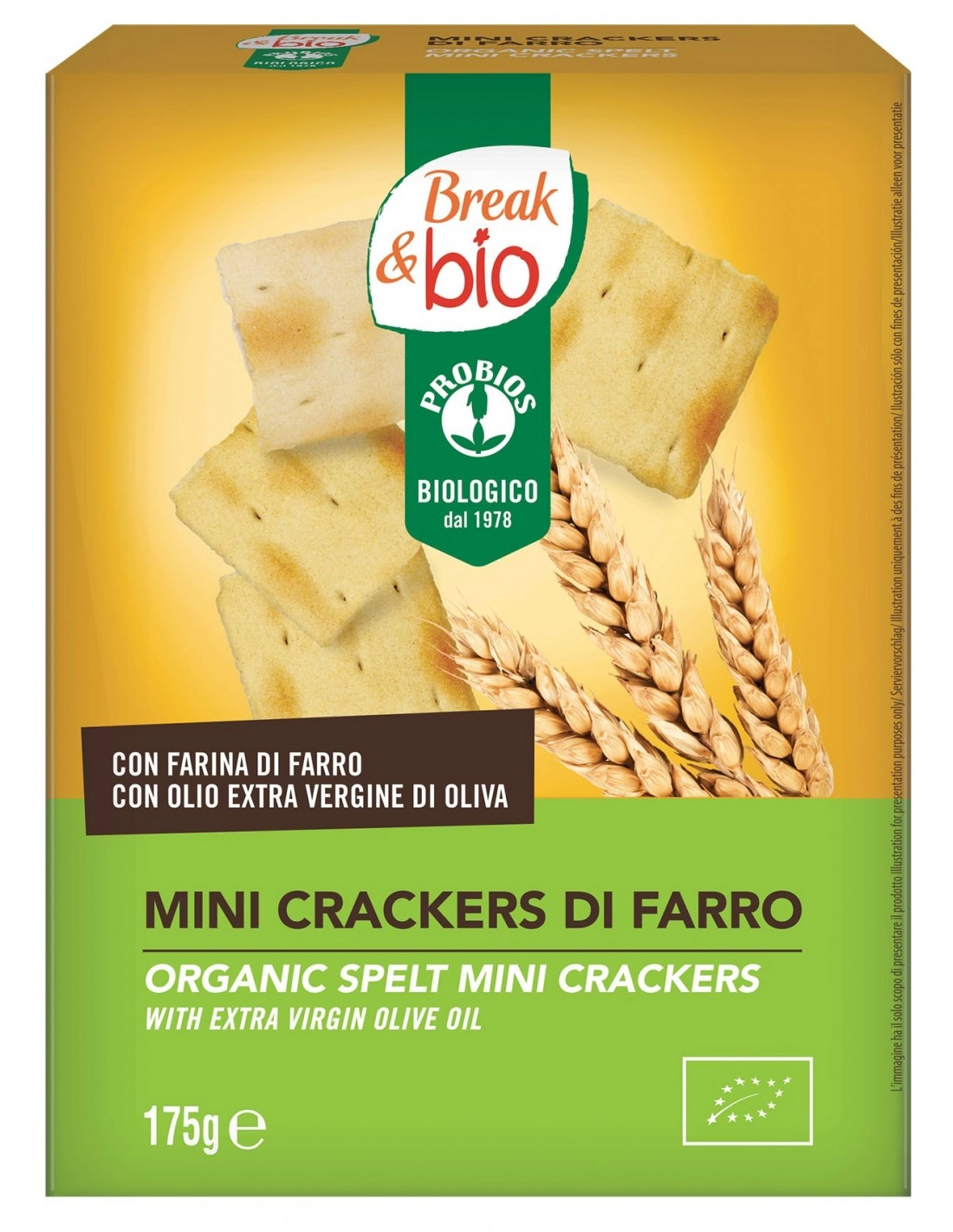 Image of Mini Crackers Farro Bio PROBIOS 175g033