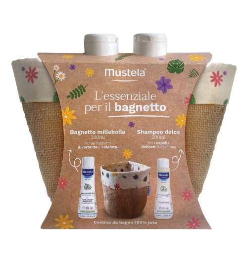 Image of Cofanetto Panier Natale 2023 Mustela Kit Bagnetto033