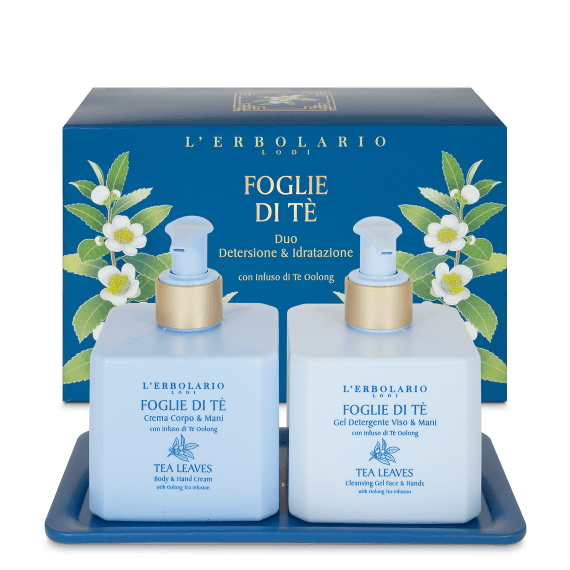 Image of Foglie Di Te&#39; Duo Detergente+Crema L&#39;ERBOLARIO033