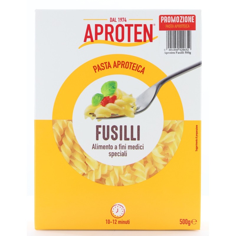 Image of Fusilli Pasta Aproteica Aproten(R) 500g Promo033