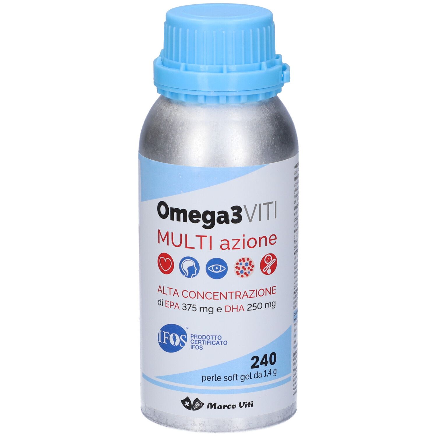 Image of Omega 3 Viti Multi Azione Marco Viti 240 Perle Soft Gel