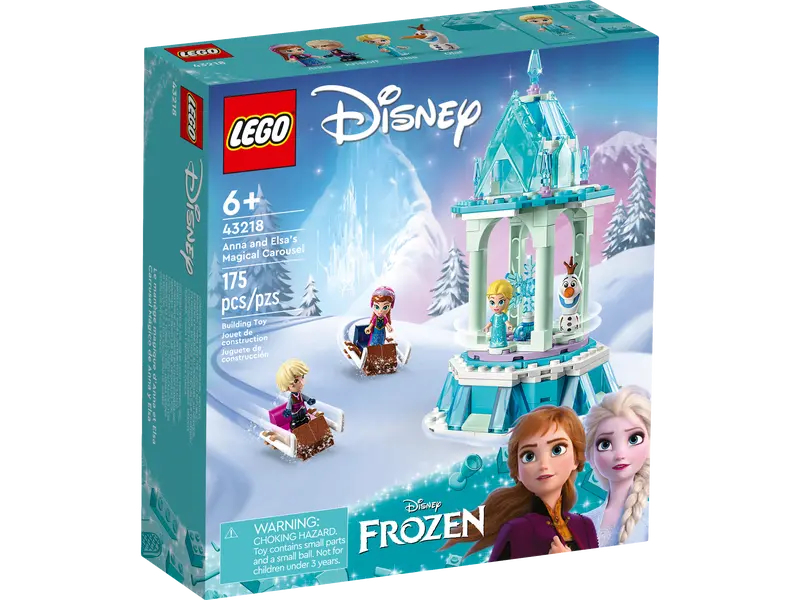 Image of Disney La Giostra Magica Di Anna Ed Elsa Lego Gioco Completo