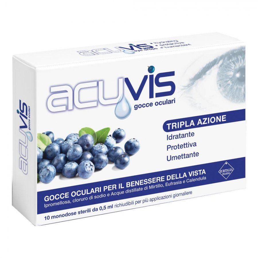 Image of Acuvis Gocce Oculari Euritalia Pharma 10x0,5ml