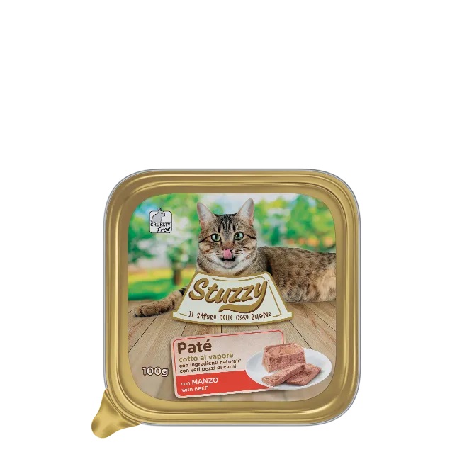 Image of Paté con Manzo per Gatti Stuzzy 100g033