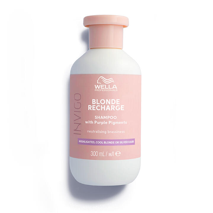 Image of Blonde Recharge Color Refreshing Shampoo Invigo Wella 300ml