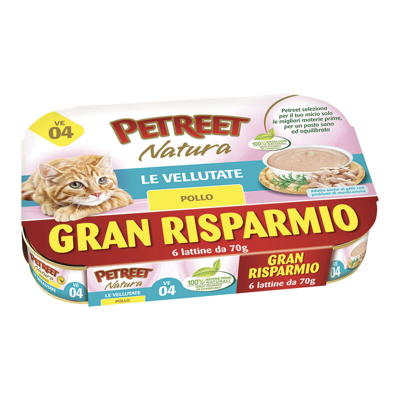 Image of Le Vellutate Pollo Petreet Natura 6x70g033