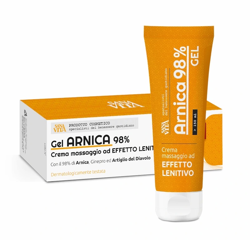 Image of Arnica Gel 98% SanaVita 150ml033