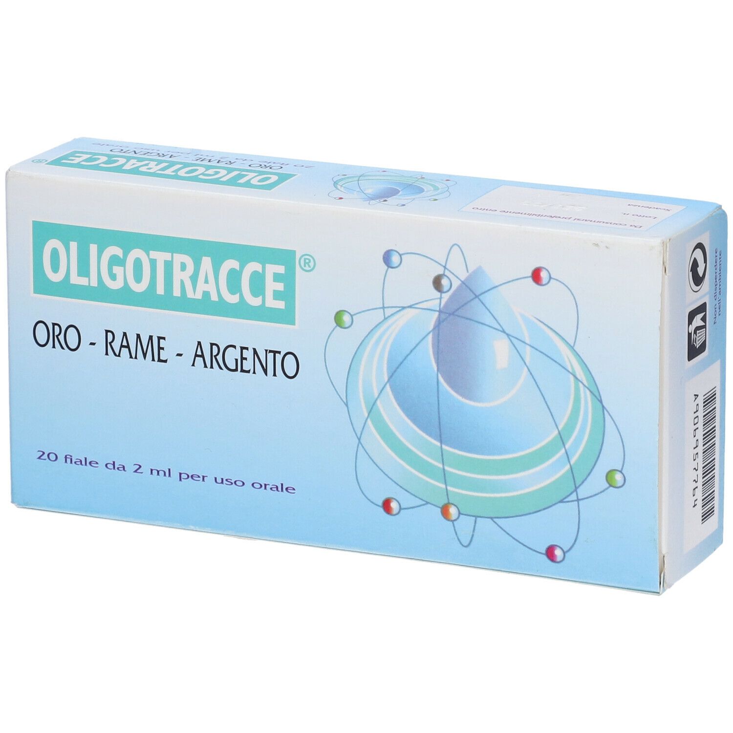 Image of Oro Rame Argento Oligotracce 20x2ml033