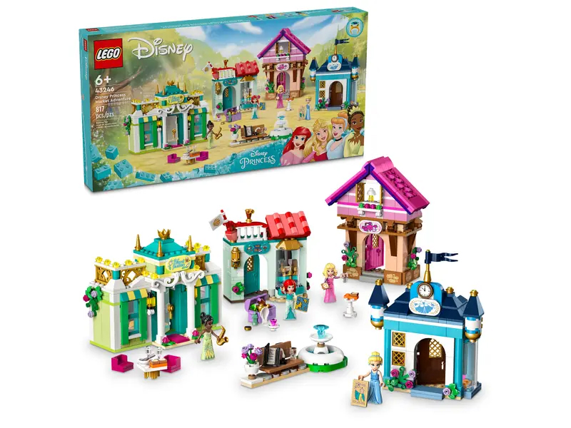 Image of Avventura al mercato Principesse Disney LEGO(R) 43246033