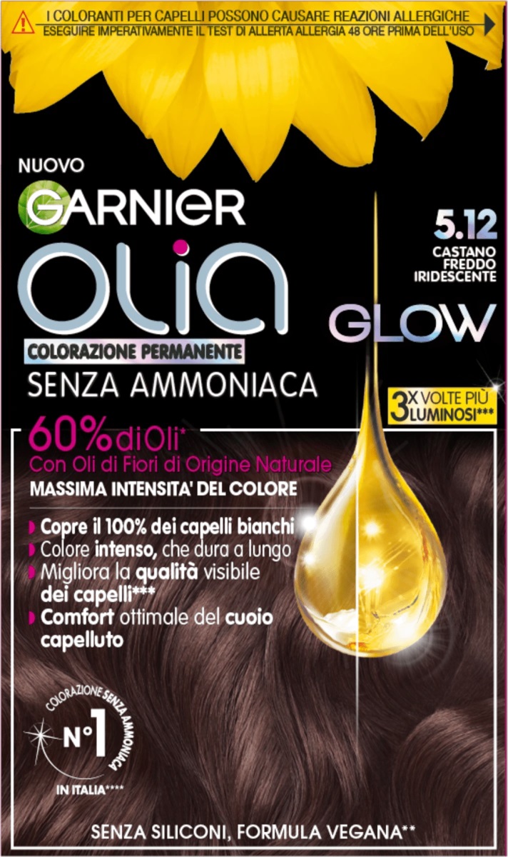 Image of Olia Glow 5.12 Castano Medio Cangiante Garnier033