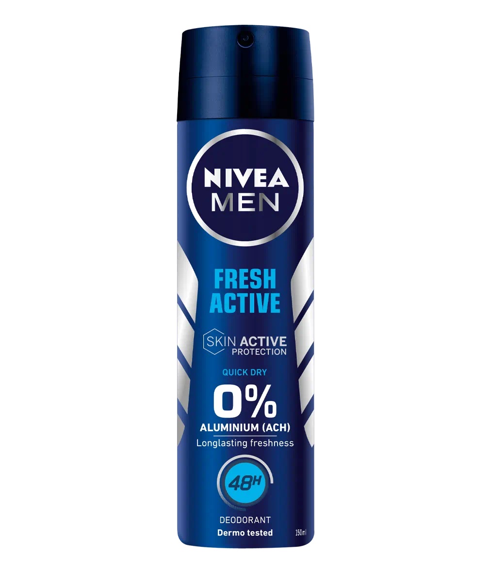 Image of Deo Fresh Active Spray Nivea Men 150ml
