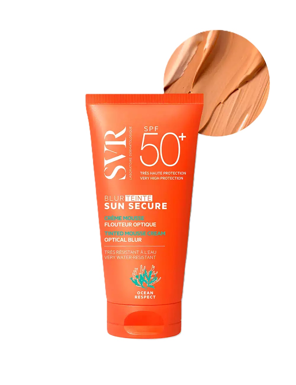 Image of Solare in Mousse SPF50+ Sun Secure Blur Teinte RVB 50ml