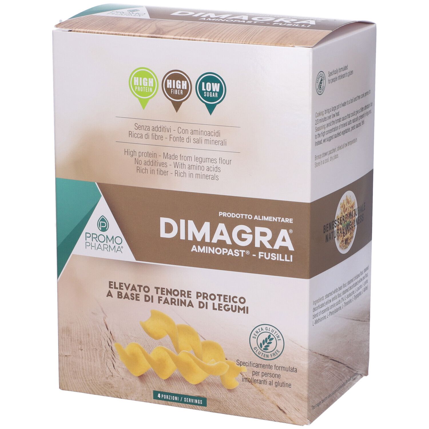 Image of Dimagra(R) AminoPast(R) Fusilli PromoPharma 160g033