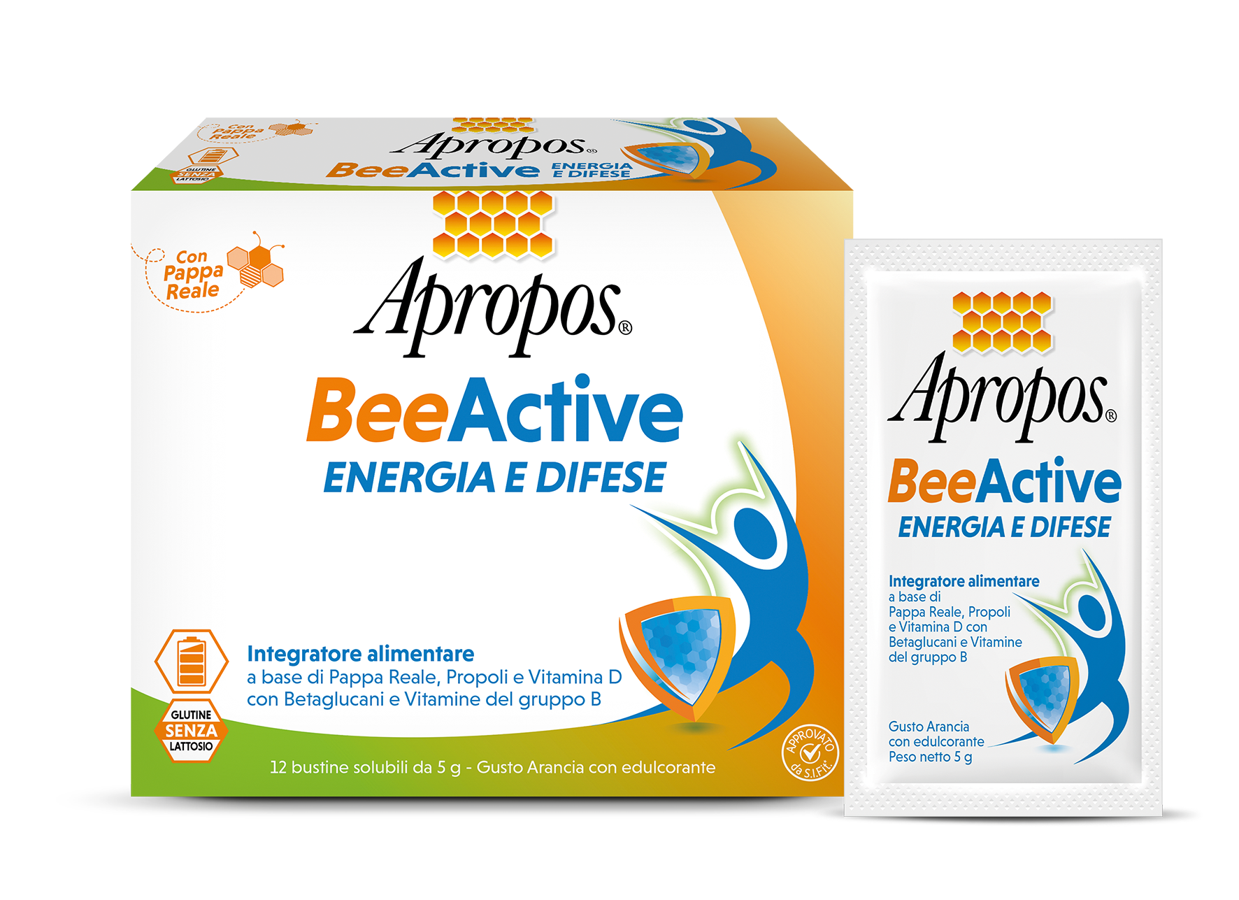 Image of Bee Active Energia E Difese Apropos 12 Bustine033