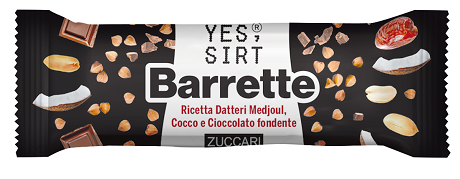 Image of Barretta Datteri Cocco Cioccolato YES SIRT 25g